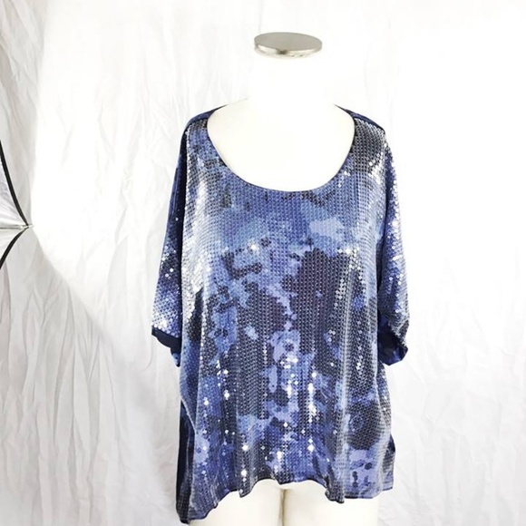 Michael  Michael Kors  Front sequin  L Top… - Picture 1 of 3
